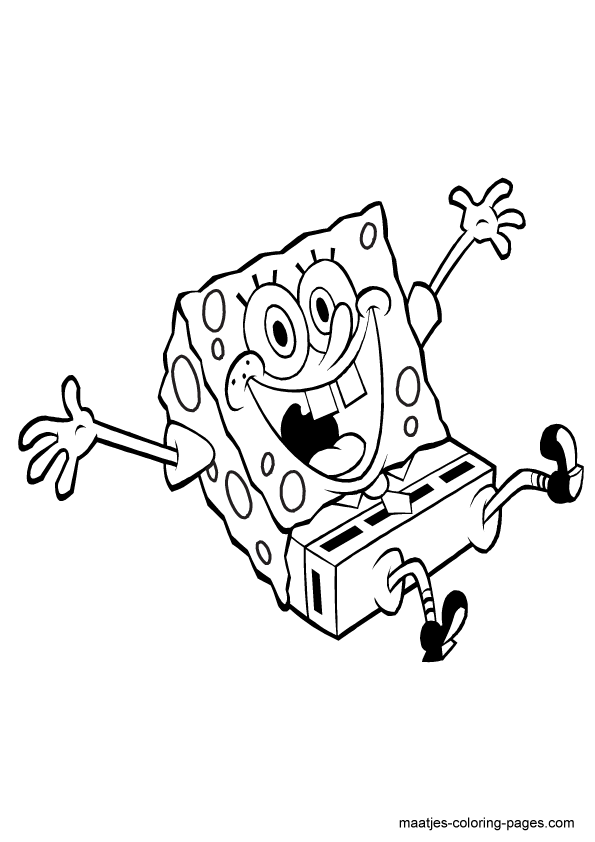 Sponge Bob kolorowanki